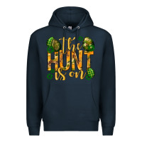 Navy The hunt is on Easter Premium Hoodie - Neo Western