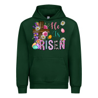 Forest Green he is risen easter Urban Hoodie - Neo Western