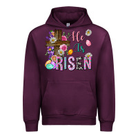 Mauve Wine he is risen easter Urban Hoodie - Neo Western