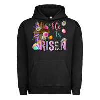 Pigment Black he is risen easter Urban Hoodie - Neo Western