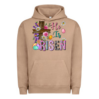 Pigment Burro he is risen easter Urban Hoodie - Neo Western
