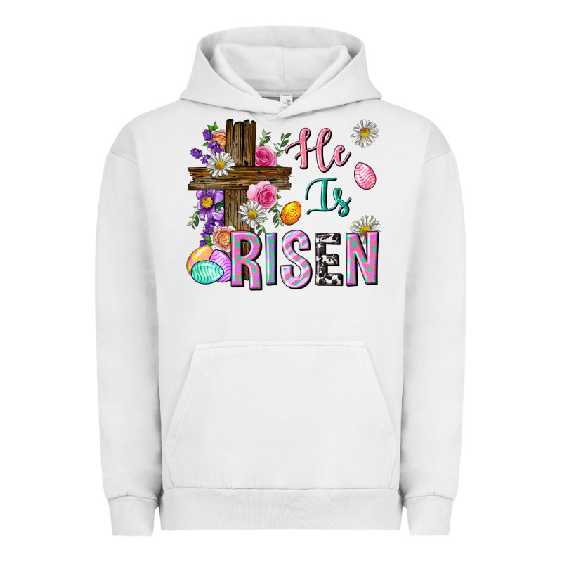 He Is Risen Easter Urban Hoodie by Neo Western | Teevron