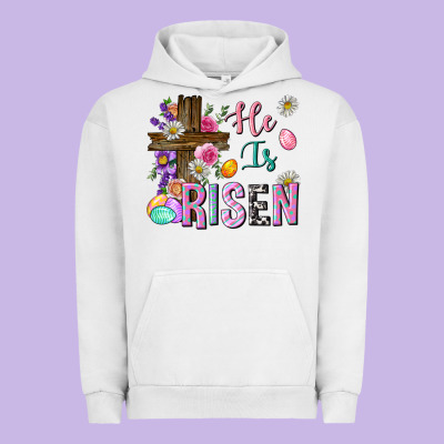 He Is Risen Easter Urban Hoodie Designed By Neo Western