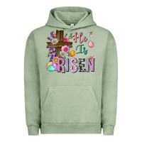 Pigment Oil Green he is risen easter Urban Hoodie - Neo Western
