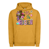 Pigment Peanut Butter he is risen easter Urban Hoodie - Neo Western