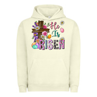 Pigment Pistachio he is risen easter Urban Hoodie - Neo Western
