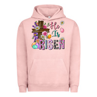 Pigment Salmon he is risen easter Urban Hoodie - Neo Western