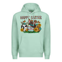 Seafoam Western Happy Easter Premium Hoodie - Neo Western
