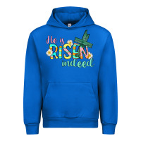 Cobalt He is risen indeed Easter Urban Hoodie - CowGirlArtShop