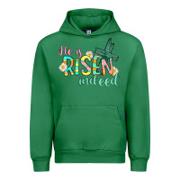Emerald He is risen indeed Easter Urban Hoodie - CowGirlArtShop