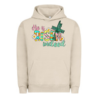 Pigment French Oak He is risen indeed Easter Urban Hoodie - CowGirlArtShop