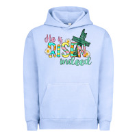 Pigment Grape Ice He is risen indeed Easter Urban Hoodie - CowGirlArtShop