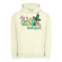 Pigment Pistachio He is risen indeed Easter Urban Hoodie - CowGirlArtShop