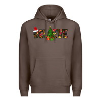 Coffee believe christmas Premium Hoodie - CowhideDigitalArt