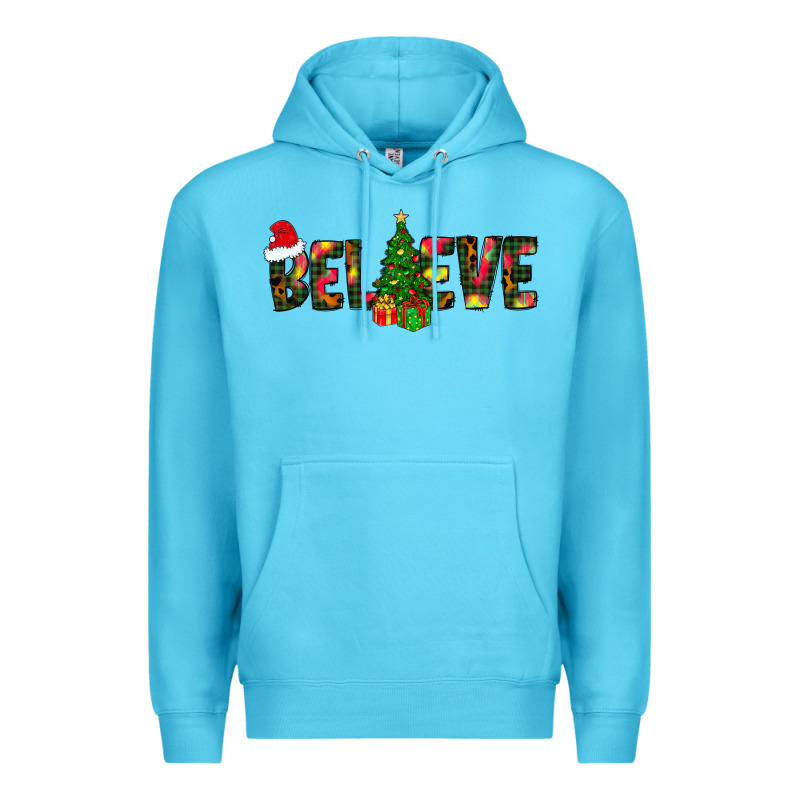 Believe Christmas Premium Hoodie by CowhideDigitalArt | Teevron