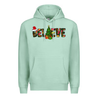 Seafoam believe christmas Premium Hoodie - CowhideDigitalArt