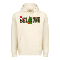 Tofu believe christmas Premium Hoodie - CowhideDigitalArt