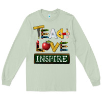 Matcha teach love inspire Long Sleeve Tee - BarkalooDesign