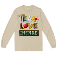 Mushroom teach love inspire Long Sleeve Tee - BarkalooDesign