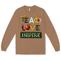 Toasted Coconut teach love inspire Long Sleeve Tee - BarkalooDesign