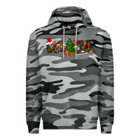 Slate Camo believe christmas Premium Hoodie - CowhideDigitalArt
