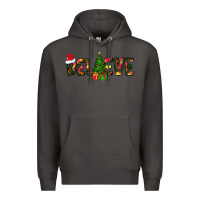 Smoke believe christmas Premium Hoodie - CowhideDigitalArt