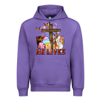 Tulip He lives Easter Day Urban Hoodie - CowGirlArtShop