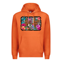 Carrot mimi floral background Premium Hoodie - HRA Design Shop