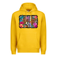 Lemon mimi floral background Premium Hoodie - HRA Design Shop
