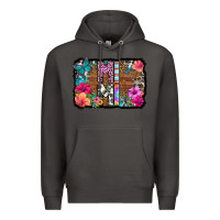 Smoke mimi floral background Premium Hoodie - HRA Design Shop