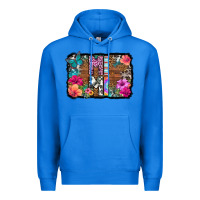 True Royal mimi floral background Premium Hoodie - HRA Design Shop