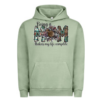 Pigment Oil Green being a mom makas my life complete Urban Hoodie - SublimationCraftShop