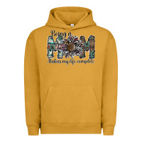 Pigment Peanut Butter being a mom makas my life complete Urban Hoodie - SublimationCraftShop