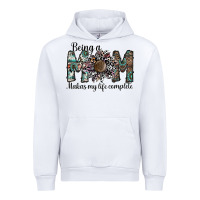 White being a mom makas my life complete Urban Hoodie - SublimationCraftShop