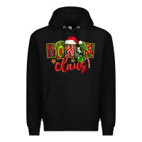 Black christmas nonna claus Premium Hoodie - FaDigitalArtStudio