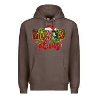 Coffee christmas nonna claus Premium Hoodie - FaDigitalArtStudio