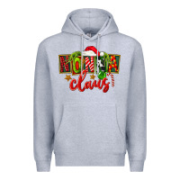 Heather Grey christmas nonna claus Premium Hoodie - FaDigitalArtStudio