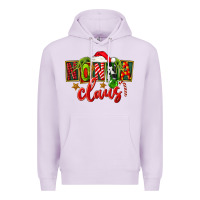 Lilac christmas nonna claus Premium Hoodie - FaDigitalArtStudio