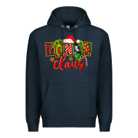 Navy christmas nonna claus Premium Hoodie - FaDigitalArtStudio