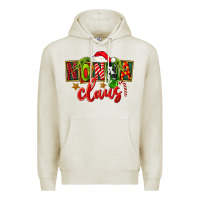 Oatmeal Heather christmas nonna claus Premium Hoodie - FaDigitalArtStudio