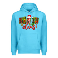 Ocean Blue christmas nonna claus Premium Hoodie - FaDigitalArtStudio