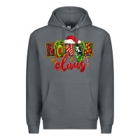 Rock christmas nonna claus Premium Hoodie - FaDigitalArtStudio