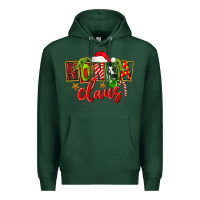 Sports Green christmas nonna claus Premium Hoodie - FaDigitalArtStudio