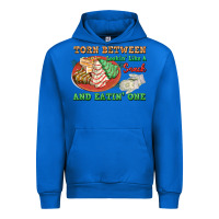 Cobalt torn between lookin like a snack and eatin one Urban Hoodie - FaDigitalArtStudio
