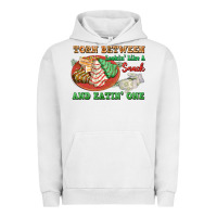 Pigment Lunar Rock torn between lookin like a snack and eatin one Urban Hoodie - FaDigitalArtStudio