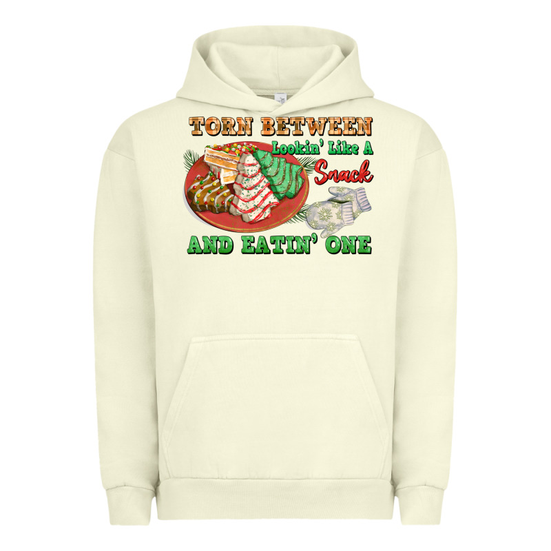 Torn Between Lookin Like A Snack And Eatin One Urban Hoodie by FaDigitalArtStudio | Teevron