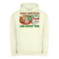 Pigment Pistachio torn between lookin like a snack and eatin one Urban Hoodie - FaDigitalArtStudio