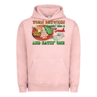 Pigment Salmon torn between lookin like a snack and eatin one Urban Hoodie - FaDigitalArtStudio