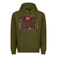 Army Green mom life Premium Hoodie - SublimationCraftShop