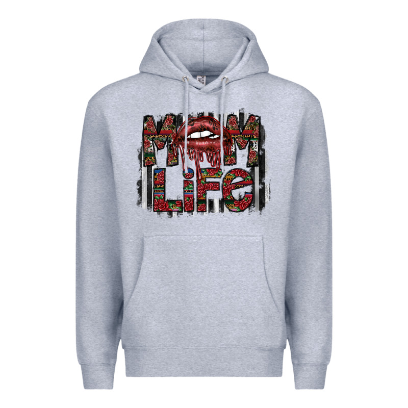 Mom Life Premium Hoodie by SublimationCraftShop | Teevron